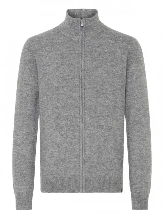 Foto van product INDICODE JEANS Gebreid vest ' IDBercell ' grijs