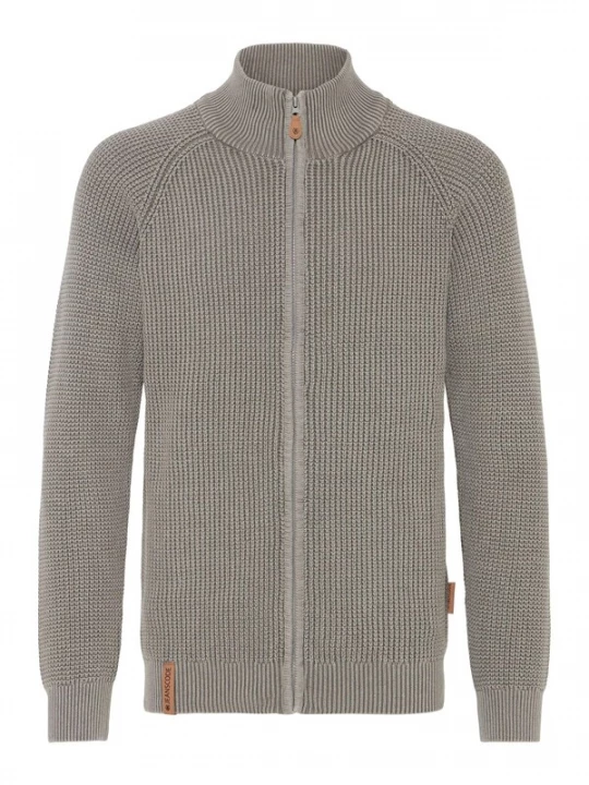Foto van product INDICODE JEANS Gebreid vest ' IDRockly ' donkergrijs