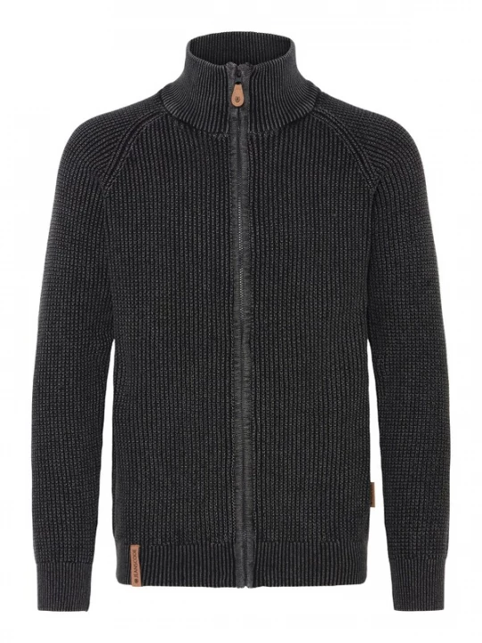 Foto van product INDICODE JEANS Gebreid vest ' IDRockly ' zwart