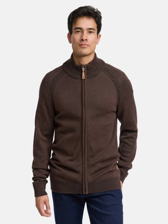 Foto van product INDICODE JEANS Gebreid vest 'INMassum' bruin