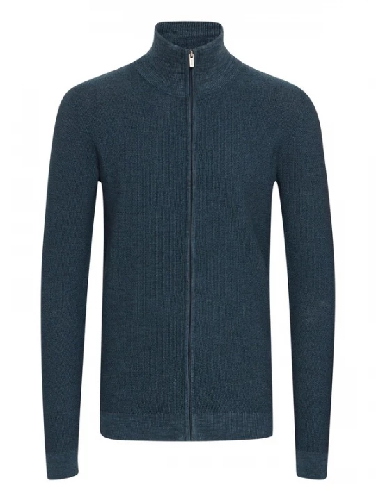 Foto van product INDICODE JEANS Gebreid vest ' Jadan ' donkerblauw