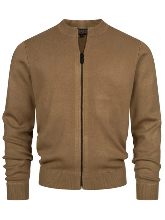 Foto van product INDICODE JEANS Gebreid vest 'Laos' camel
