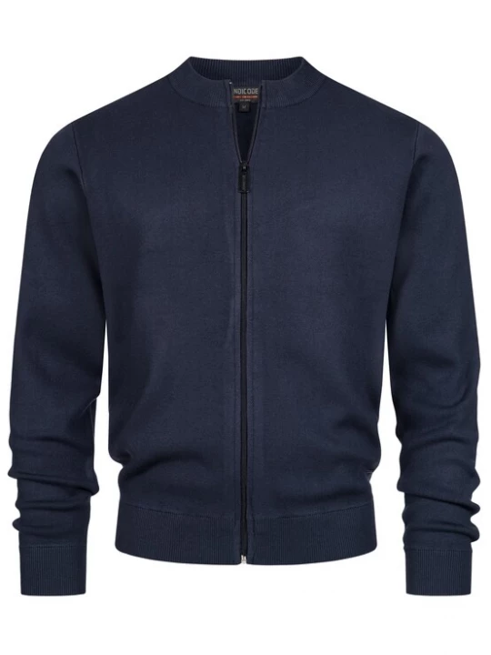 Foto van product INDICODE JEANS Gebreid vest 'Laos' marine