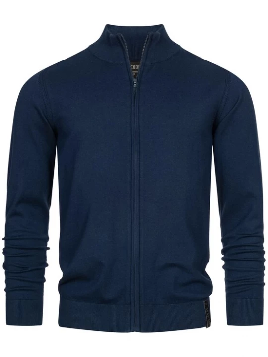 Foto van product INDICODE JEANS Gebreid vest 'Lau' navy