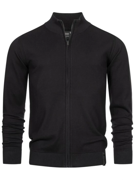 Foto van product INDICODE JEANS Gebreid vest 'Lau' zwart