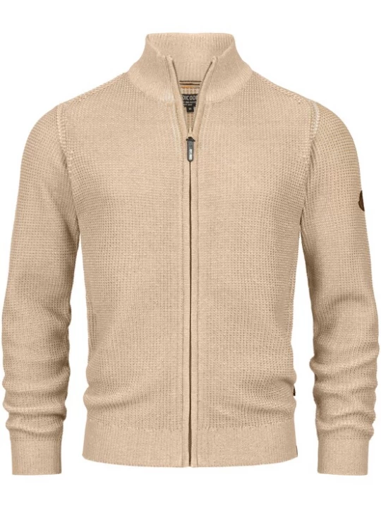 Foto van product INDICODE JEANS Gebreid vest 'Layton' beige