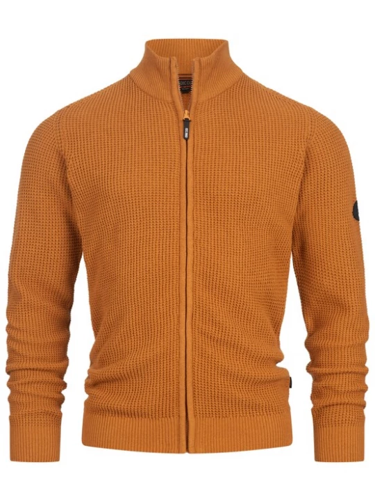 Foto van product INDICODE JEANS Gebreid vest 'Layton' bruin
