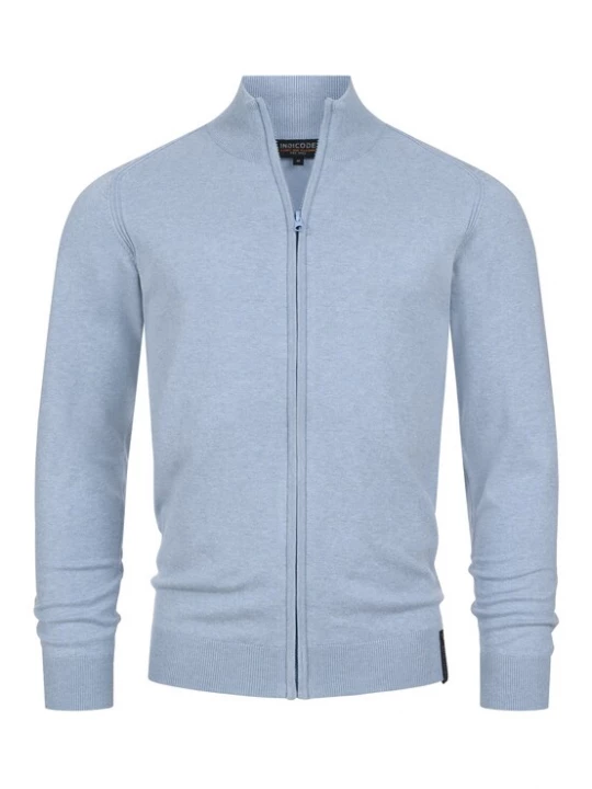 Foto van product INDICODE JEANS Gebreid vest lichtblauw