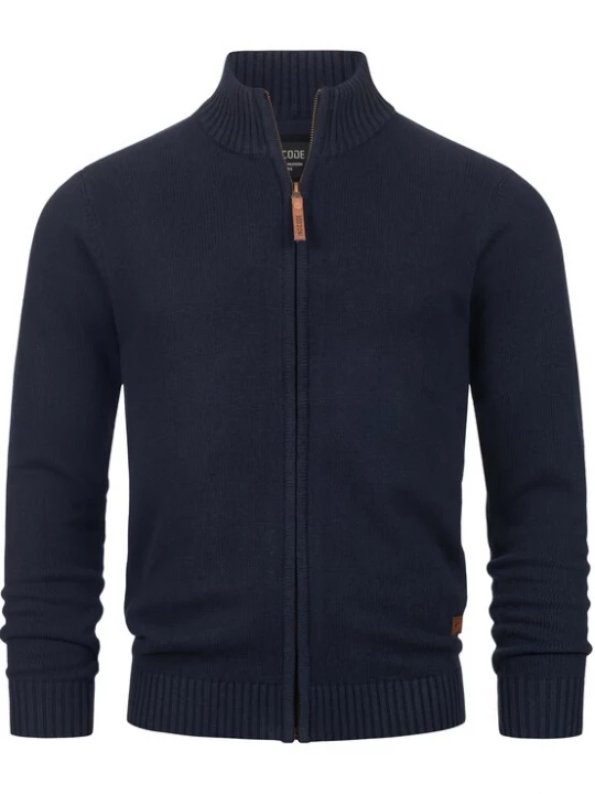 Foto van product INDICODE JEANS Gebreid vest 'Lut' navy