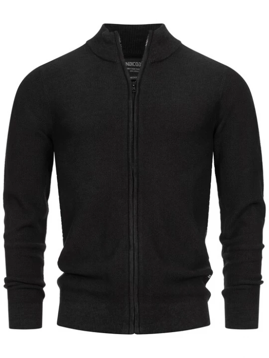 Foto van product INDICODE JEANS Gebreid vest zwart