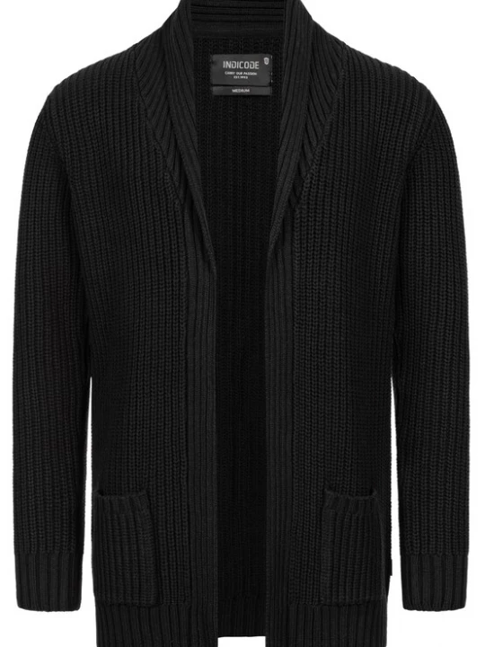 Foto van product INDICODE JEANS Gebreid vest zwart