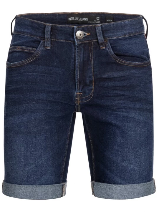 Foto van product INDICODE JEANS Jeans 'Fife' blauw denim / rood / wit