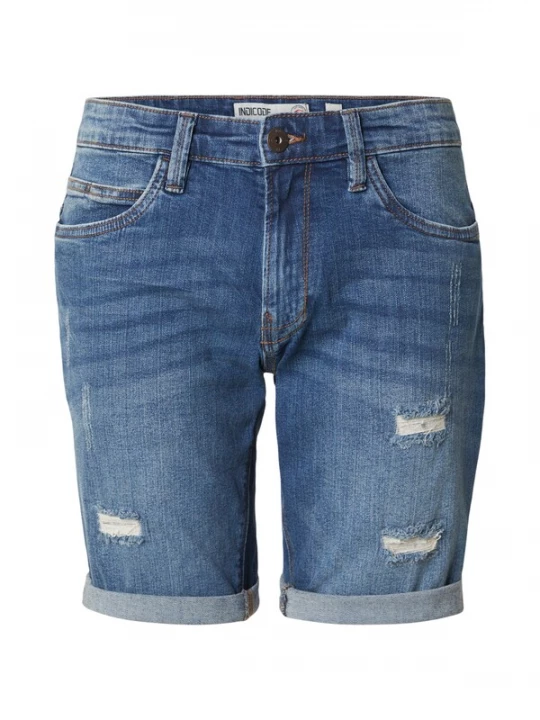 Foto van product INDICODE JEANS Jeans 'Kaden Holes' blauw denim