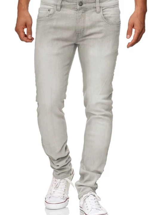 Foto van product INDICODE JEANS Jeans 'Texas' lichtgrijs