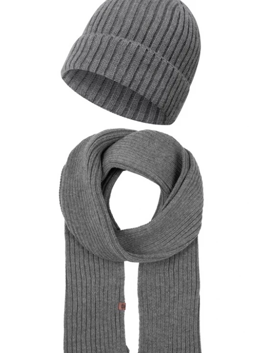 Foto van product INDICODE JEANS Muts 'Geyser' grijs