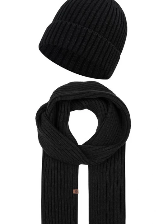 Foto van product INDICODE JEANS Muts 'Geyser' zwart