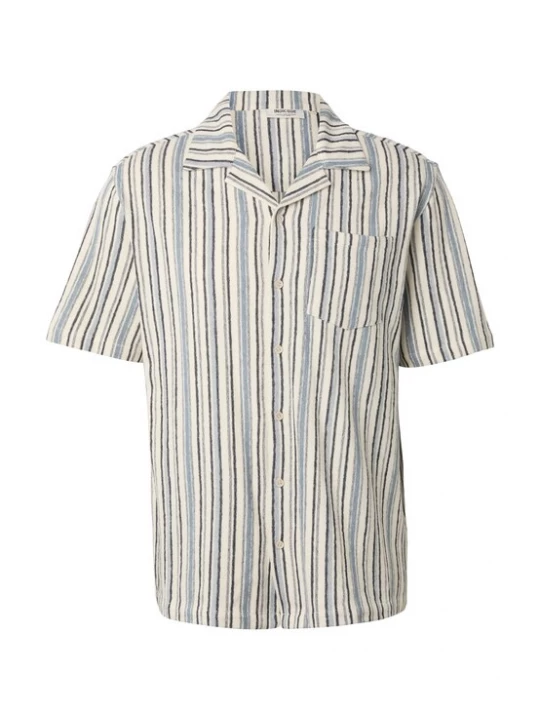 Foto van product INDICODE JEANS Overhemd 'Amari' opaal / zwart / wit