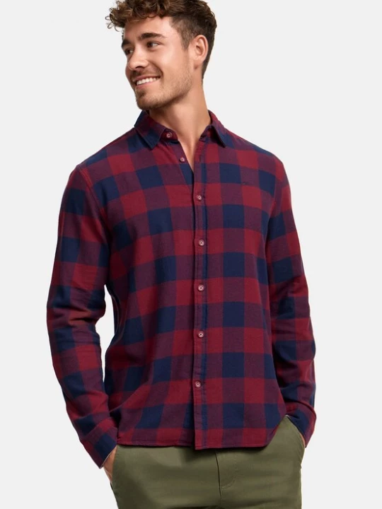 Foto van product INDICODE JEANS Overhemd blauw / lila