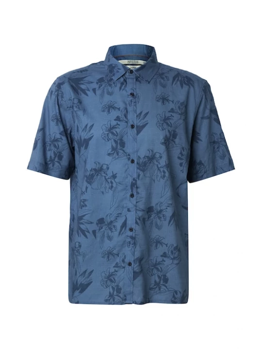 Foto van product INDICODE JEANS Overhemd 'Bloomer' navy / donkerblauw