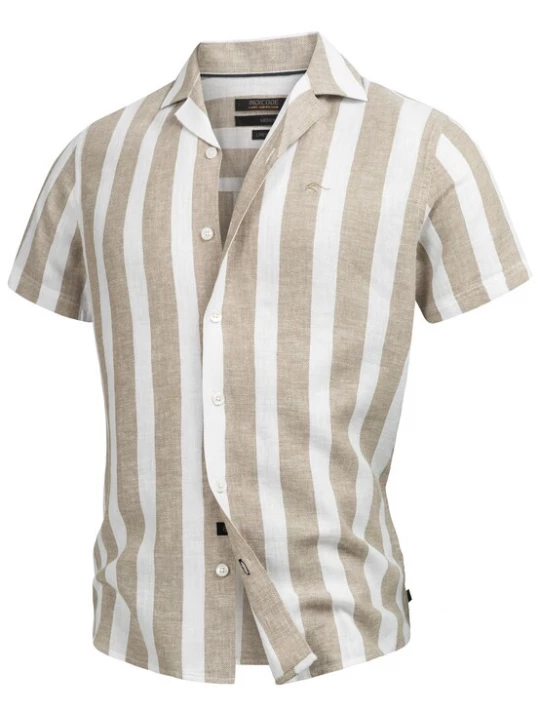 Foto van product INDICODE JEANS Overhemd 'Bravida ' beige / wit