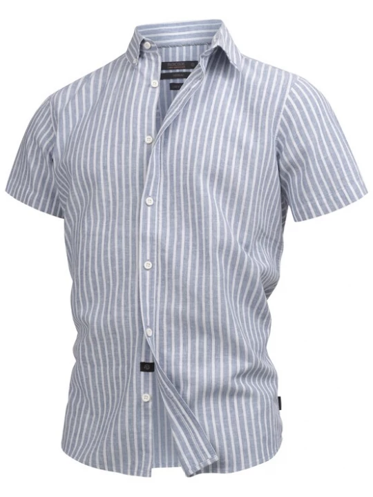Foto van product INDICODE JEANS Overhemd 'Bravida' blauw / wit