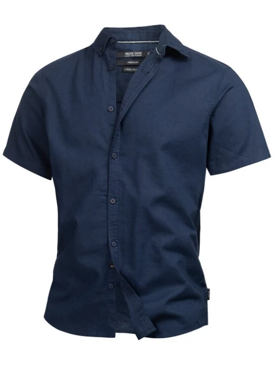Foto van product INDICODE JEANS Overhemd 'Bravida' marine