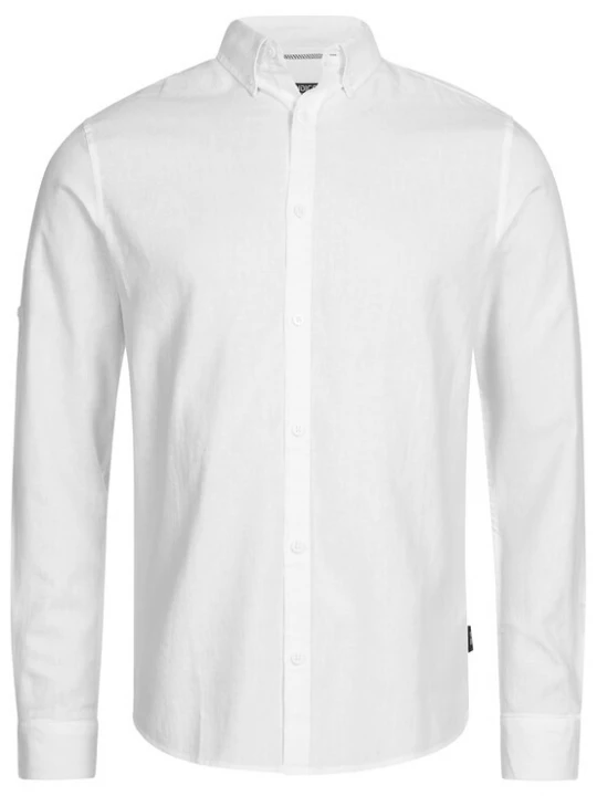 Foto van product INDICODE JEANS Overhemd 'Brayden' wit
