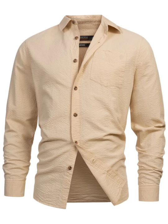 Foto van product INDICODE JEANS Overhemd 'Caix' beige