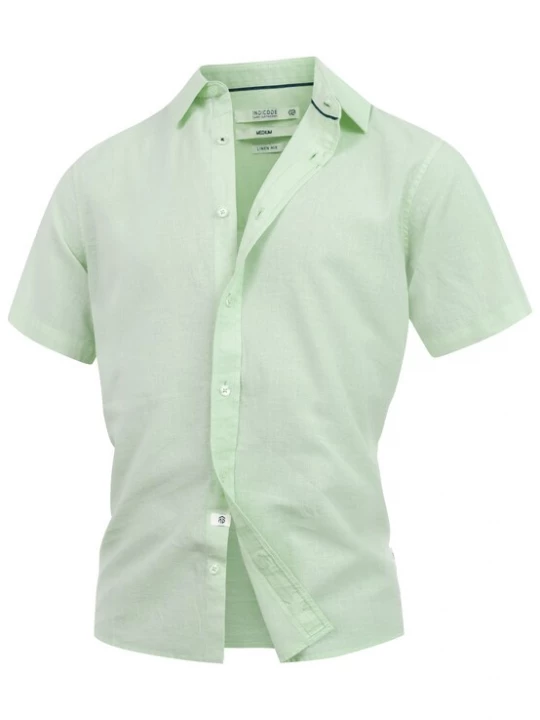 Foto van product INDICODE JEANS Overhemd 'Ceppo' mintgroen