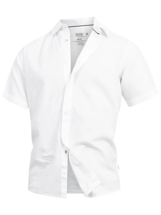 Foto van product INDICODE JEANS Overhemd 'Ceppo' wit