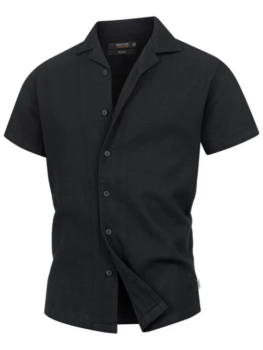 Foto van product INDICODE JEANS Overhemd 'Cosby' zwart