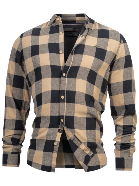 Foto van product INDICODE JEANS Overhemd crème / zwart