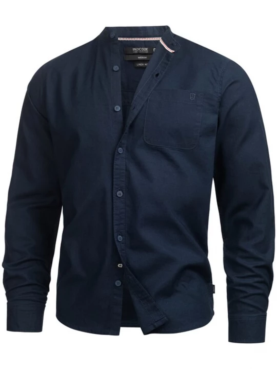 Foto van product INDICODE JEANS Overhemd donkerblauw