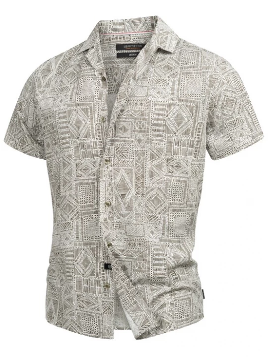 Foto van product INDICODE JEANS Overhemd 'Frey' grijs