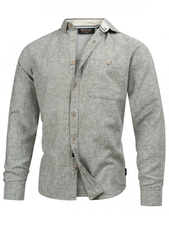 Foto van product INDICODE JEANS Overhemd groen