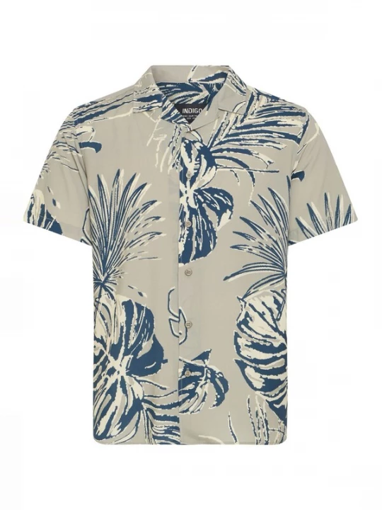 Foto van product INDICODE JEANS Overhemd ' IDMariol ' grijs