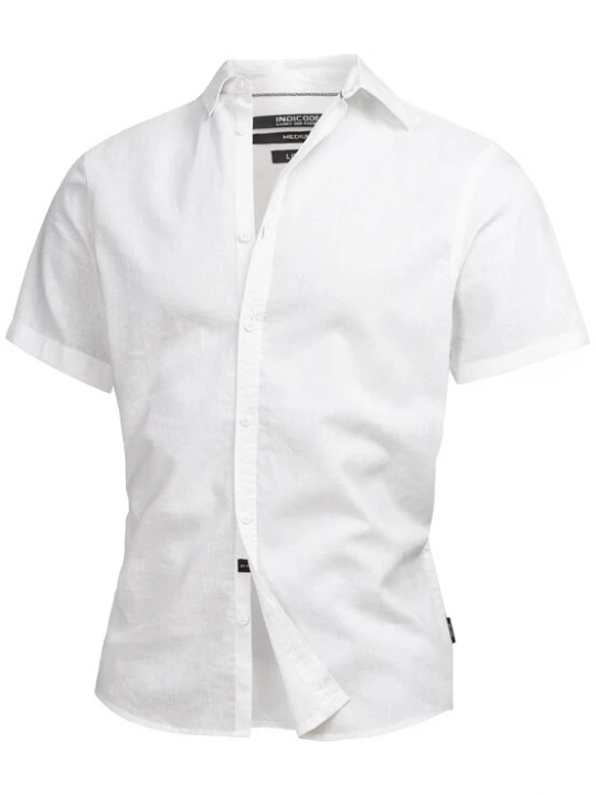 Foto van product INDICODE JEANS Overhemd ' INBravida ' wit