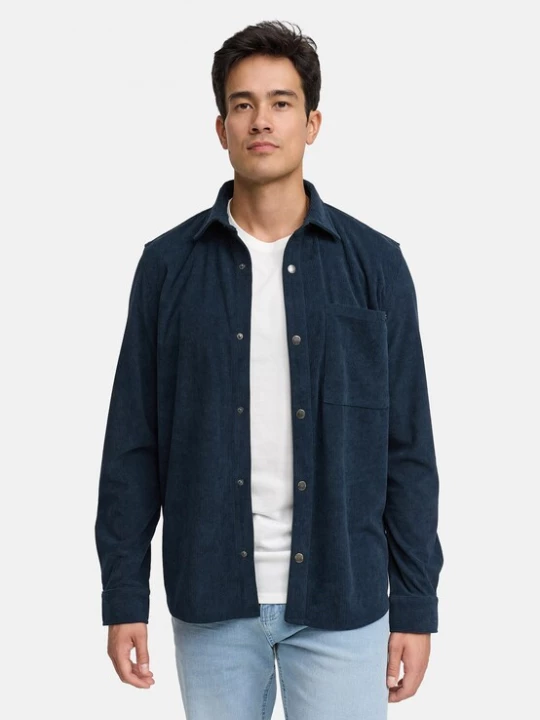 Foto van product INDICODE JEANS Overhemd 'INNemoto' navy
