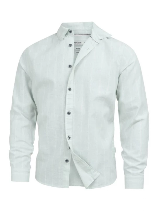 Foto van product INDICODE JEANS Overhemd ' INTrypper ' lichtblauw