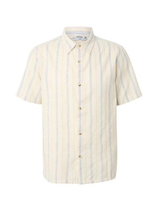 Foto van product INDICODE JEANS Overhemd 'Juliano' sand / lichtblauw