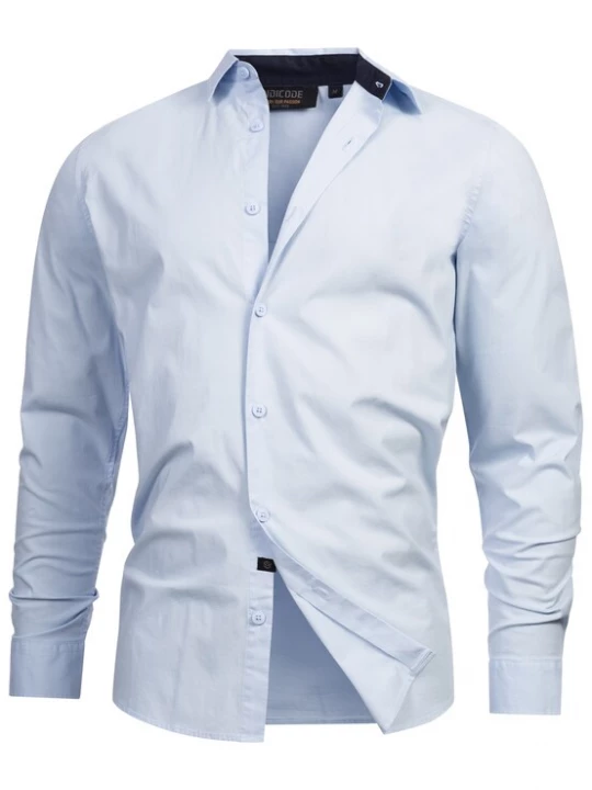 Foto van product INDICODE JEANS Overhemd ' Kamby ' lichtblauw