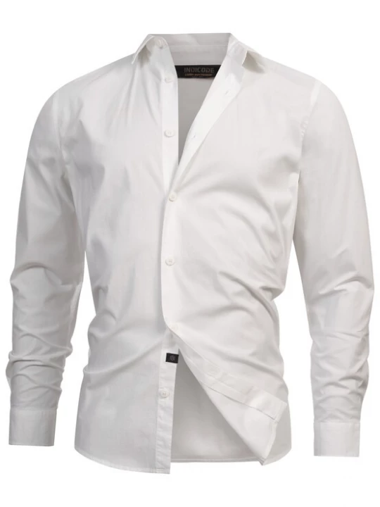Foto van product INDICODE JEANS Overhemd 'Kamby ' wit
