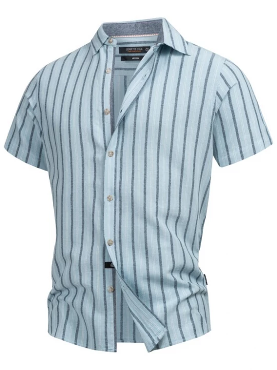 Foto van product INDICODE JEANS Overhemd 'Lingo' blauw / navy / wit