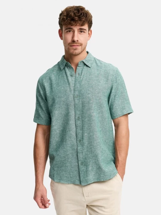 Foto van product INDICODE JEANS Overhemd 'Lino' groen