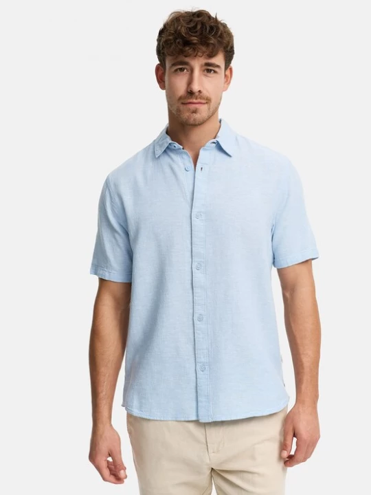 Foto van product INDICODE JEANS Overhemd 'Lino' hemelsblauw