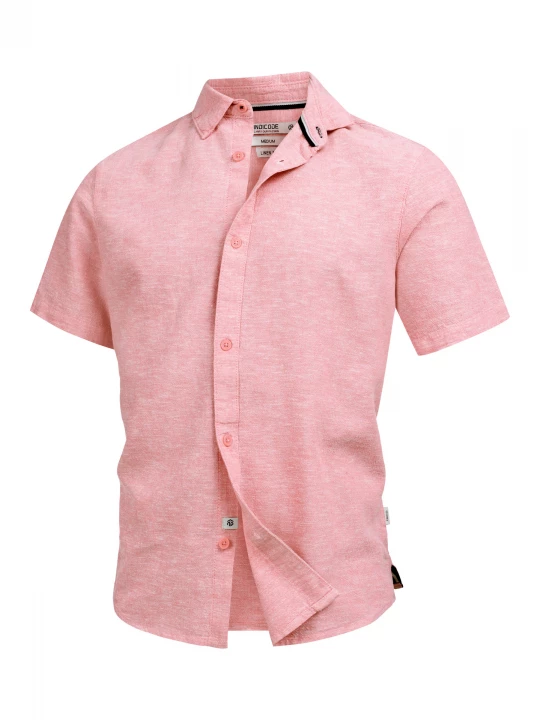 Foto van product INDICODE JEANS Overhemd ' Lino ' rosa