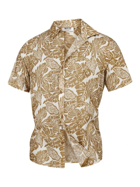 Foto van product INDICODE JEANS Overhemd ' Malve ' beige / natuurwit