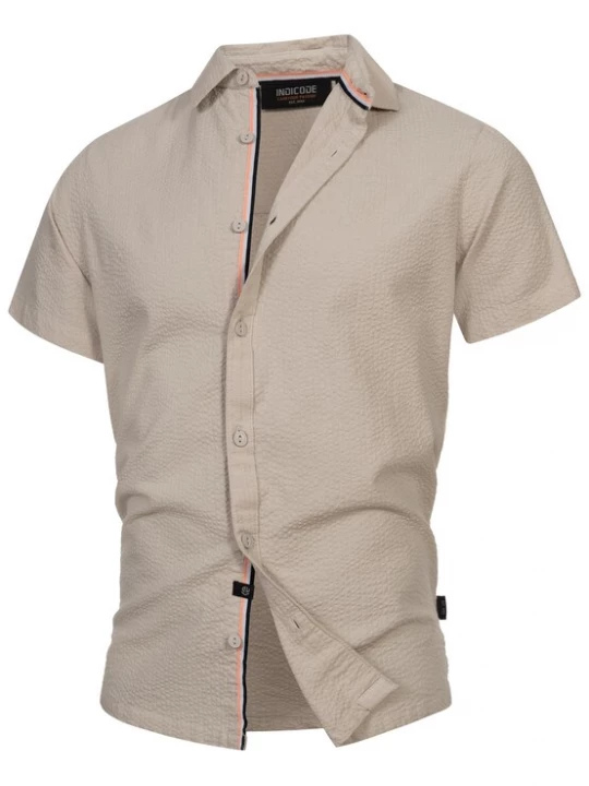 Foto van product INDICODE JEANS Overhemd 'Maribo' beige