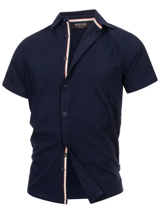 Foto van product INDICODE JEANS Overhemd 'Maribo' navy