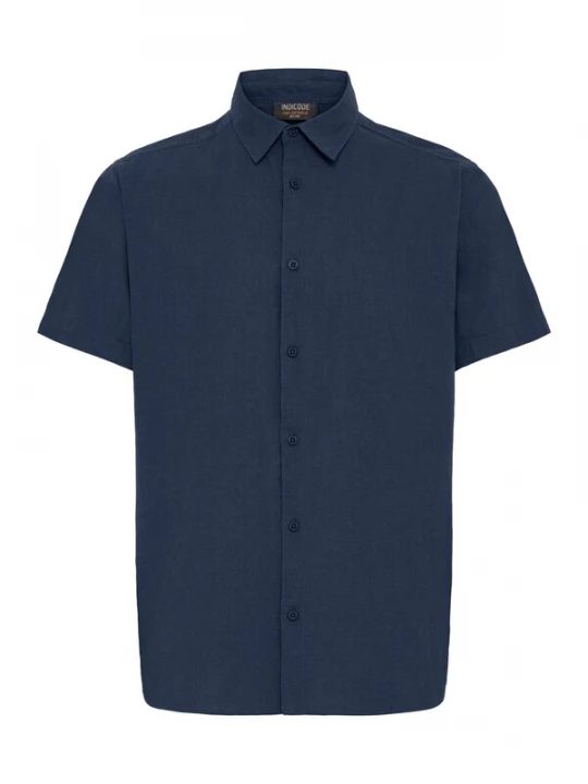 Foto van product INDICODE JEANS Overhemd 'Monk' donkerblauw